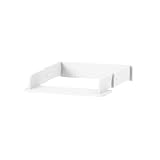 Veres Wickelaufsatz/Wickelblock klappbarer für die Kommode, schmaler (60 cm, rechts oder links montierbar) (49.6х68 см) (Weiß)
