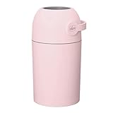 Chicco Nappy Bin Odour Off, Windeleimer, kompakter und platzsparender Containerbehälter, keine Nachfüllkosten, keine Nachfüllungen erforderlich, normale Beutel sind verwendbar, Rosa