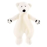 Apricot Lamb - Schlaf-gut-Eisbär Schmusetuch Plüsch Komfort Kuscheltier für Babys, Plüsch Schnuffeltuch - weich & waschbar - 25 cm