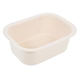 HEALSOPTHY Wickeltischbecken Kunststoffwanne in Milchweiß Für Babypflege Platzsparend Und Wiederverwendbar Für Junge Und Mädchen