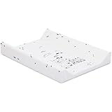 Fillikid Wickelauflage 2-Keil Exclusiv/Wickelmulde 50x65 cm/Wickelunterlage mit abwaschbarer Folienbezug/geeignet für schwedische Kommoden/weiche Thermovliesfüllung/Auflage Wickeltisch