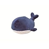 Nemu Nemu Animals 6231203 Plüschtier, Wal Kanaroa, Kuscheltier, extra weich und kuschelig, Stofftier, Designed in Japan, Kuschelkissen, Größe S, 13 cm