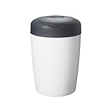 Tommee Tippee Windeleimer Simplee Sangenic, Inklusive 1x Nachfüllkassette, Weiß und Grau
