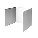 Herdfett-Spritzschutz, Herdrückseite, Edelstahl-Spritzschutz, faltbarer Spritzschutz, Küchenherd-Displayschutzfolie (29 x 40 3 Scheiben)