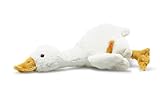 Steiff Gilda Gans weiß 26 cm, Soft Cuddly Friends, Kuscheltier Bauernhof Gans, Flauschiges Stofftier zum Spielen & Kuscheln, aus kuschelweichem Plüsch für babysanfte Haut, waschmaschinenfest