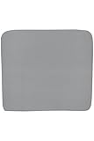 Meyco Baby Wickelauflagenbezug - Uni Grey - 85x75cm - Einzelpackung