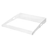 WOLTU Wickelaufsatz universal, Wickeltischaufsatz für Kommode mit Tiefe 47-51cm und Breite ab 70 cm, Wickeltischaufsatz, mit Seitenwänden, 70x10x75 cm, Weiß