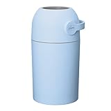 Chicco Nappy Bin Odour Off, Windeleimer, kompakter und platzsparender Containerbehälter, keine Nachfüllkosten, keine Nachfüllungen erforderlich, normale Beutel sind verwendbar, Blau