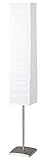 BRILLIANT Lampe Nerva Standleuchte titan/weiß | 2x C35, E14, geeignet für Kerzenlampen (nicht enthalten) | Mit Fußschalter