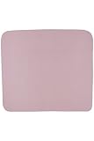 Meyco Baby Uni Wickelauflagenbezug, Bezug für Wickeltischauflage (weich und hautfreundlich, aus 100% Baumwolle, waschbar, einfache Pflege, trocknergeeignet, Größe: 85 x 75 cm), Lilac