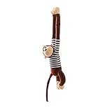 ISAKEN AFFE Plüschpuppe, Süßer Langarmiger AFFE Plüschtier Kindergeschenk Gibbon Puppenspielzeug Hängende AFFE Stofftier Kissen Soft Toy Geburtstag Geschenk für Kinder Mädchen Junge