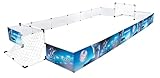 Dunlop Sports Football Set - Fence Football Cage, 2X Football Goal, Football and Pump - 426 x 235 x 36 cm, 8711252184814, blau/Weiss/scharz