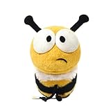 Herfair Biene Kuscheltier Klein Insekten Plüschtier Niedlich Biene Deko Stofftier Kinder Plushie Geschenke für Mädchen und Jungen