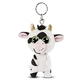 NICI Glubschis: Das Original – Glubschis Schlüsselanhänger Kuh Moolon 9 cm – Kuh Kuscheltieranhänger mit Schlüsselring für Schlüsselband, Schlüsselbund & Schlüsselhalter – Taschenanhänger