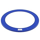 SONGMICS Trampolin Randabdeckung, Federabdeckung in Standardgröße für 305 cm Trampoline, Ø 305 cm, 30 cm breit, UV-resistent, reißfestes Trampolinzubehör, Randschutz, blau STP10FT