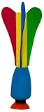 GÜNTHER FLUGSPIELE 1554 - Raketenspiel Speed Rocket, ca. 21,5 x 12 cm, Wurfspiel mit Saugnapf, Raketen Spielzeug für Kinder ab 3 Jahren, haftet an glatten Oberflächen