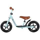 Bandits & Angels Metal Balance Bike Starter Grün mit Fußplan ab 2 Jahren – Limited Edition – Mintgrünes Laufrad – Verstellbarer Sattel 29 bis 39 cm – Für Jungen und Mädchen – Kompakt und sicher