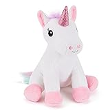 Zappi Co Kinder Kuschelweiches Plüschtier - Perfekte kuschelige Spielgefährten für Kinder Geburtstage und besondere Anlässe(12-15cm) (Einhorn)