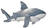 Wild Republic 18700 Jumbo Plüsch Hai Haifisch, großes Kuscheltier, Plüschtier, Cuddlekins, 76 cm