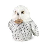 RAPPA Plüsch Schneeeule 18 cm, Kuscheltier, Plüschtier, Stofftier, UMWELTFREUNDLICH