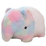 Tapir Plüschtier, Süßer Regenbogen Tapir Kuscheltier Ameisenbär Plüschtier Kreativitätsgeschenk for Jungen Mädchen for Geburtstag(Rainbow)