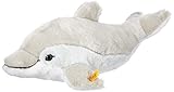 Steiff Cappy Delphin - 35 cm - Kuscheltier für Kinder - weich & waschbar - grau/weiß/ (063183)