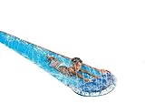 Maskworld Rasen Wasserrutsche 4,88m Rasenrutsche Rutschbahn mit Sprinkler Garten Wasser-Spiel
