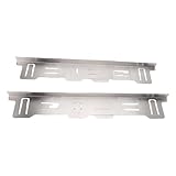 4 Stück, 35–70 cm, verstellbarer Herdspalt, Edelstahl, minimalistisches Design, Abdeckung für Herdspaltfüller, hitzebeständig, leicht zu reinigen, Herdspaltabdeckung für die Küche (Silver)