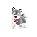 Trudi Husky Marcus Hund Plüschtier Spiel, Weihnachts- und Geburtstagsgeschenk | 11x22x21cm Grosse S | Klassische Plüschhunde | Modell 22271