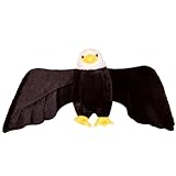 EXQUILEG Adler Plüschtier Flauschiges Stofftier 40cm, Kuscheltier Ausgestopftes Tier Plüschkissen Spielzeug Geschenk Gefüllt Für Kinder Mädchen Jungen