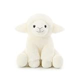 Apricot Lamb – Kuscheltier lamm Schaf 20 cm – Plüsch Spielzeug Plüschtier für Kinder und Baby – Flauschiger Stofftier zum Spielen, Geschenk & Kuscheln – Gemütliches Schmusetier – Cream lamm