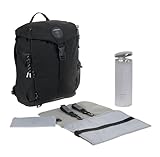 Lässig 1103026000 Green Label Outdoor Backpack Black, Schwarz, 850 g