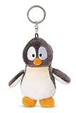NICI 48300 Schlüsselanhänger Pinguin Noshy 10cm Green, GRAU