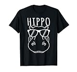 Lustiger Nilpferd – Cool and Awesome Hippo in Sonnenbrille T-Shirt