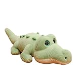 EXQUILEG Kuscheltier Krokodil Plüschtier Alligator, Krokodil Plüsch Kissen, Plüsch Kinder Kuscheltier Weiches Kuschel, Geschenk Für Kinder (40cm)