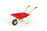 Rolly Toys Kinderschubkarre (Farbe rot/gelb, Spielzeug für Kinder ab 2,5 Jahre, Kunststoffschubkarre mit Metallgestell, Griffe rutschfest) 270859