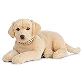 Living Nature Soft Toy - Großes Stofftier Labrador, gold (60cm)