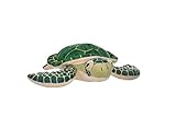 Wild Republic 20720 10894 22460 Plüsch Schildkröte, Cuddlekins Kuscheltier, Plüschtier 20 cm, grün
