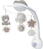 INFANTINO 3 in 1 Projector Musical Mobile - Convertible mobile, table and cot light and projector, with wake up mode to simulate daylight, complete with 6 melodies and 4 nature sounds