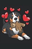 Grosser Schweizer Sennenhund mit Kuscheltier: Notizbuch LINIERT | Eine schöne Kladde mit Hunde Motiv | Eine Stratze für Hundebesitzer und Hundeliebhaber