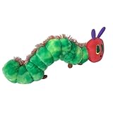 Uposao 40CM Die Kleine Raupe Nimmersatt, The Very Hungry Caterpillar Plüschtier Kuscheltier Spielfigur zum Kuscheln,Tolles Geschenk für Jungen Und Mädchen Zum Fantasievollen Spielen