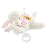 Steiff 239649 Träum-süß-Lamm Spieluhr Plüschtier, Mehrfarbig, Medium, 25 cm