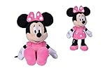 Disney - Minnie Mouse Hot Pink Dress, 20cm, Kuscheltier Plüsch, Rosa, ab 0 Monaten