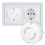 tao pipe 20 Stück Steckdosen Kindersicherung, Steckdosenschutz zum Stecken, Steckdose Kindersicherung, Babysicherung Steckdose, Steckdosensicherung