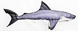 Gaby Kissen Fisch Hai weiße Hai 120 cm Kuschelfische Kuscheltie Kopfkissen Plüschtier