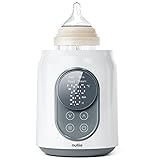 Baby Flaschenwärmer, Nuliie 5-in-1 Schneller Flaschenwärmer für Muttermilch oder Milchnahrung mit Digitalem Timer, LCD-Display, Intelligenter Temperaturregelung und Automatischer Abschaltung