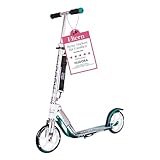 Hudora Roller für Erwachsene – Klappbarer Erwachsenen-Roller, höhenverstellbar, HUDORA BigWheel 205 Scooter - Stabiler Aluminium-Roller
