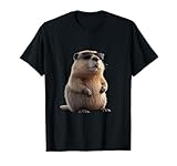 Cooler Biber mit Sonnenbrille – Lustiges Design T-Shirt