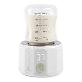Bebeconfort Digitaler Kompaktflaschenwärmer, Flaschenwärmer baby für unterwegs, kompakt L6,5 x B6,5 x H8 cm, leicht im Gewicht (280 Gramm), digitale Anzeige, langlebiger Akku, Temperaturregelung