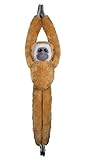 Deluxebase EcoBuddiez Baumumarmer - Gibbon 55cm langes Hängendes Kuscheltier aus recycelten Plastikflaschen. Umweltfreundliches und kuscheliges Plüschtier für Kinder.